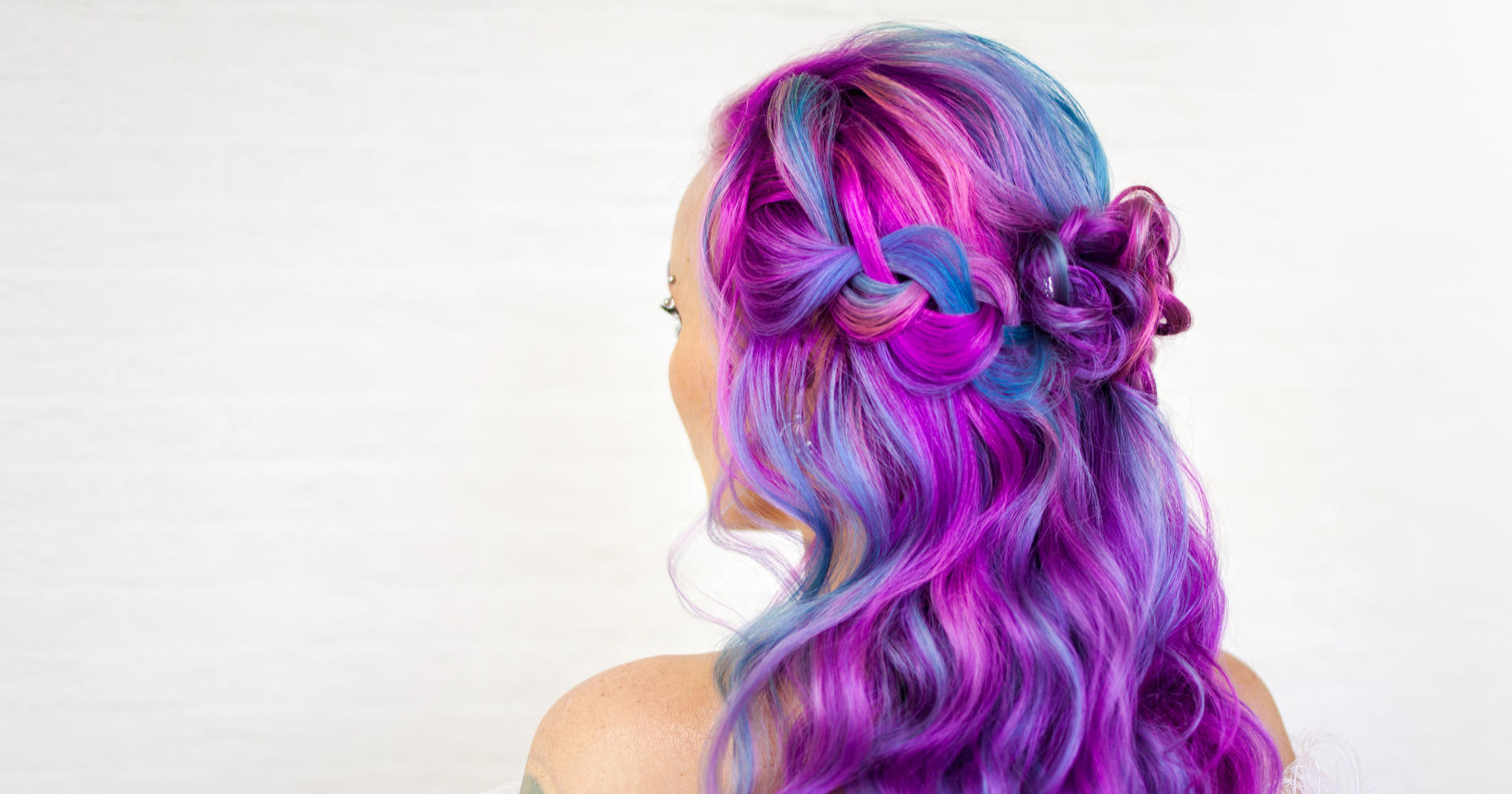 colorful hair,braided hairstyle,hair design,beauty
