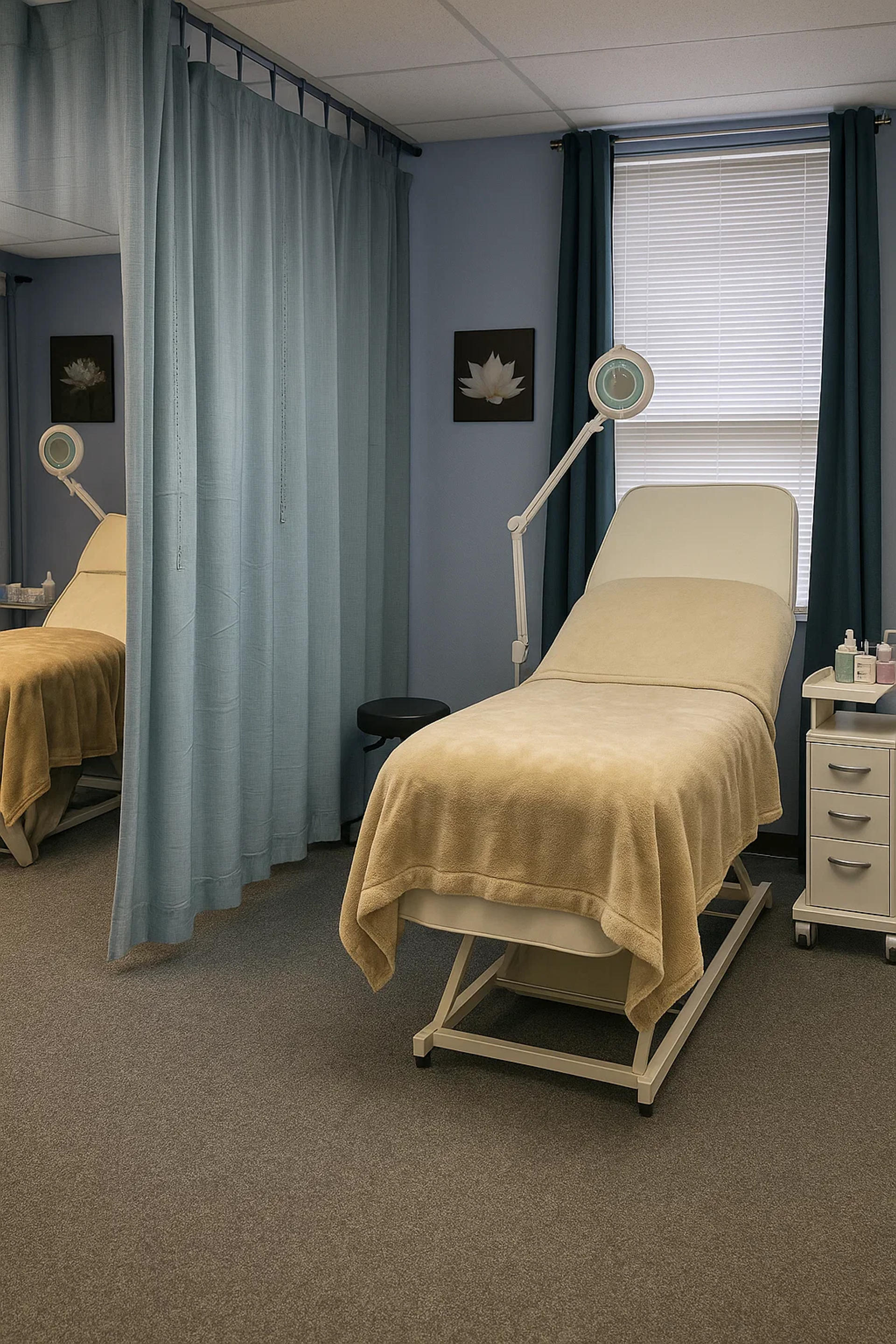 treatment room,medspa,wellness,calm,clean,professional