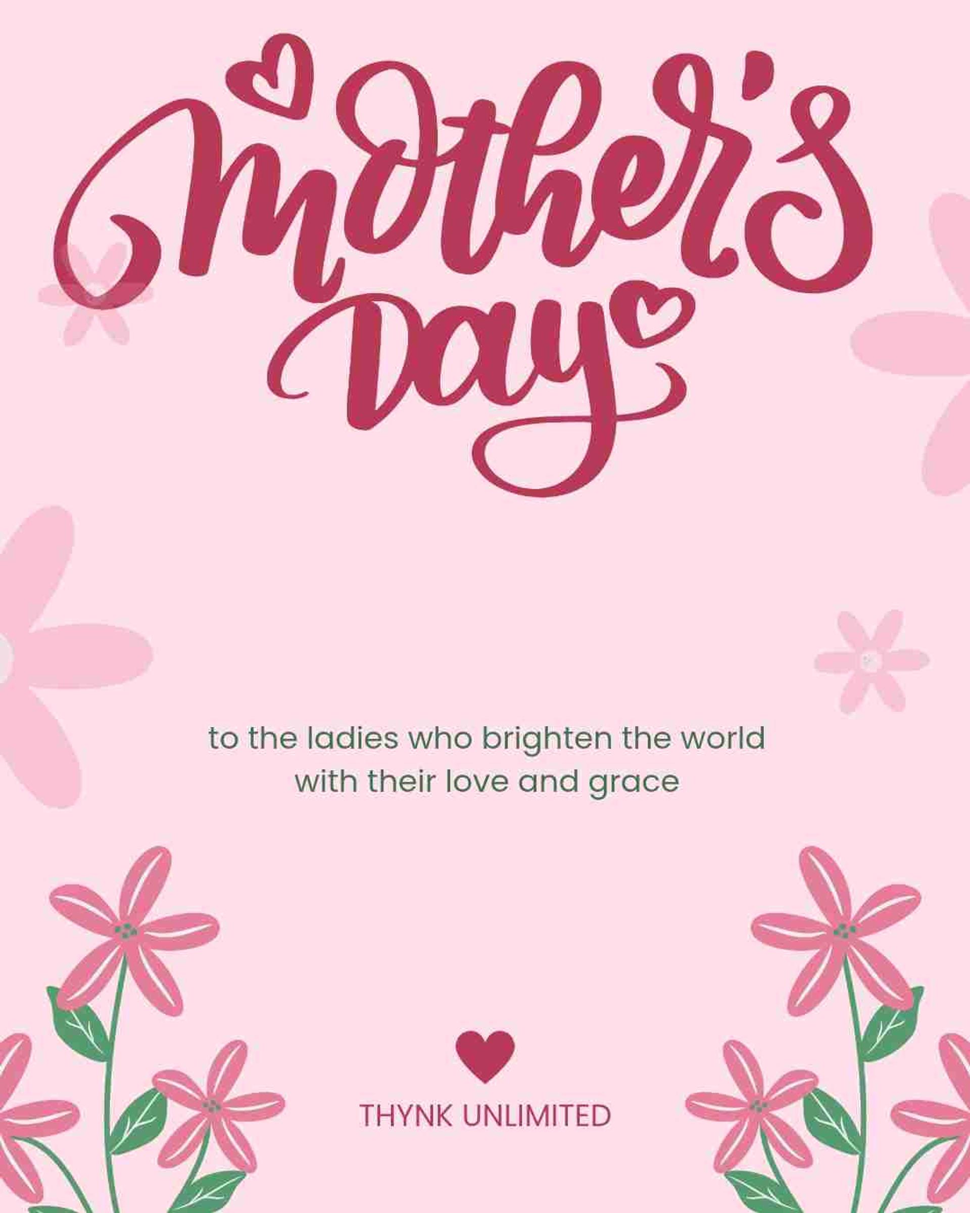 mother's day,celebration,flowers,pink,heart,love,text