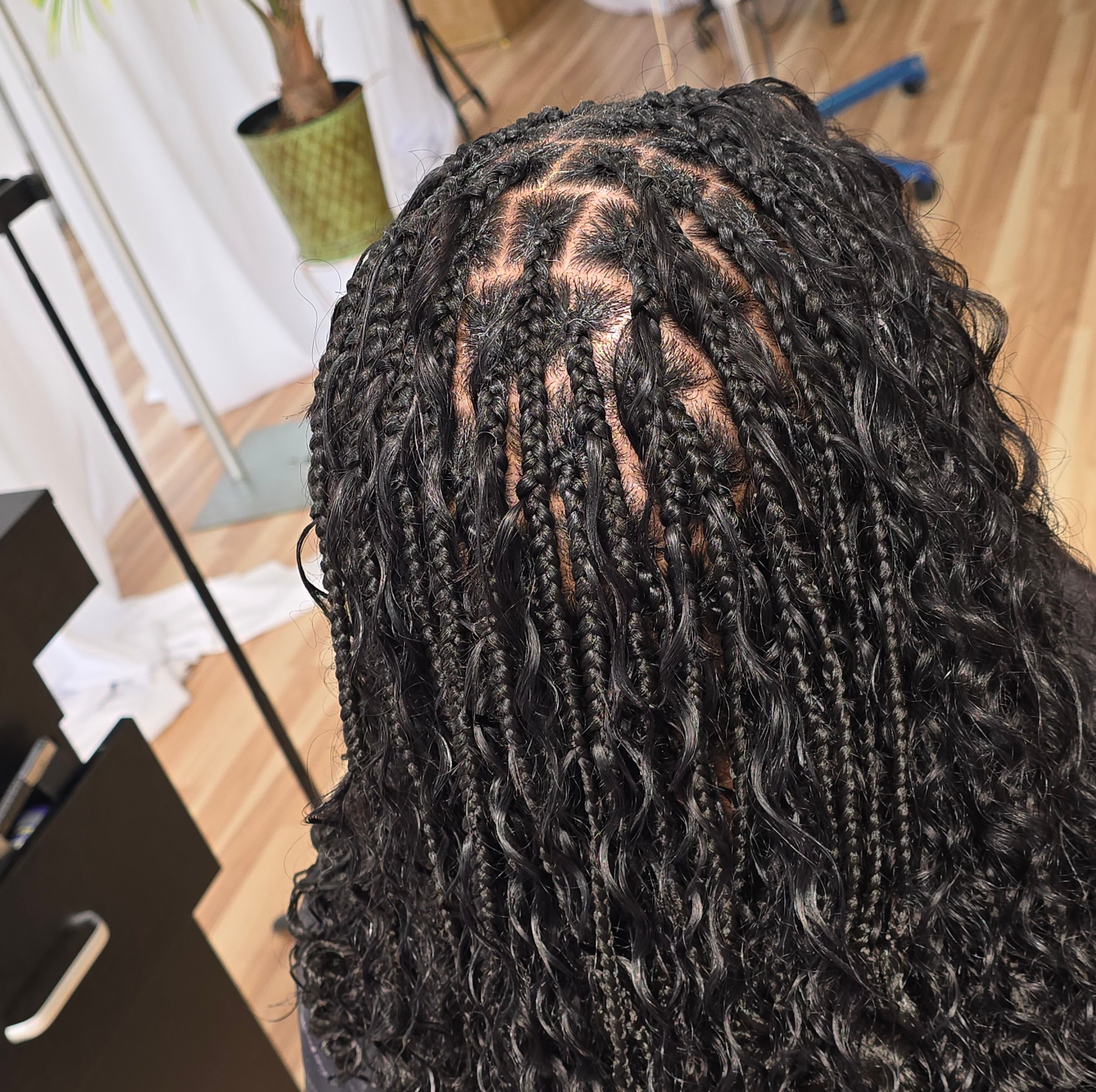 Bohemian Knotless Braids