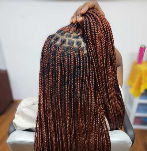 Fulani with Blend Human Hair service