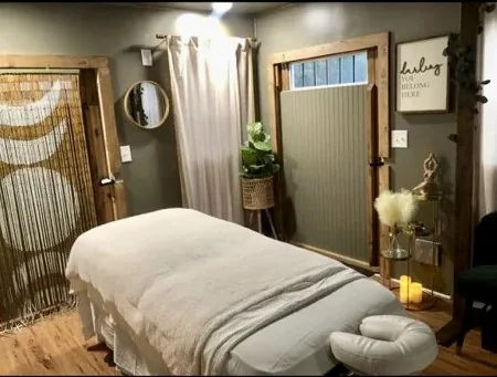  massage room,spa interior,relaxing environment,wellness space  