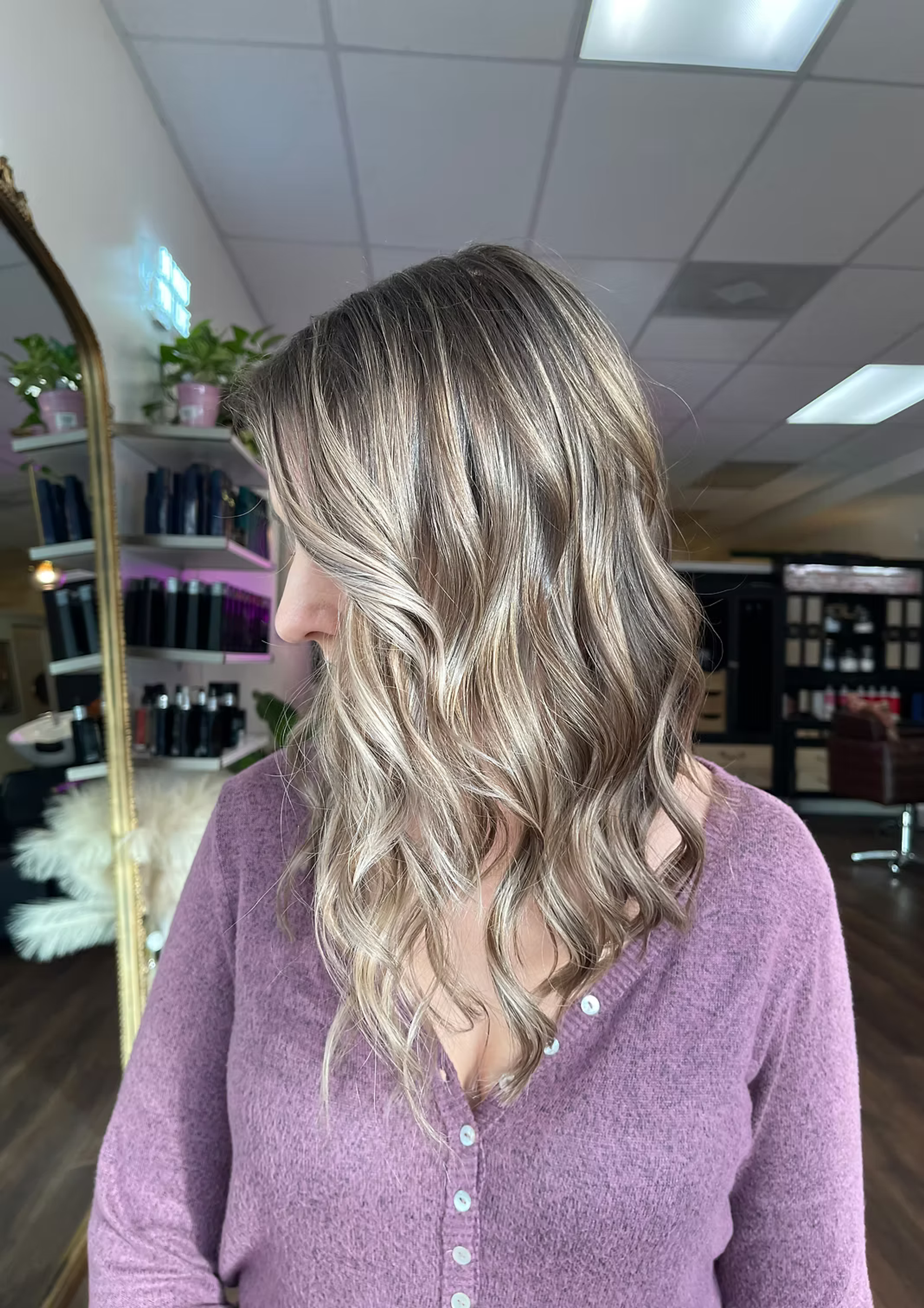 hairstyle,hair color,blonde,balayage,ombre,salon,hair salon,before and after,hair transformation