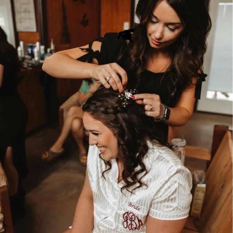 Event hair & updo styles