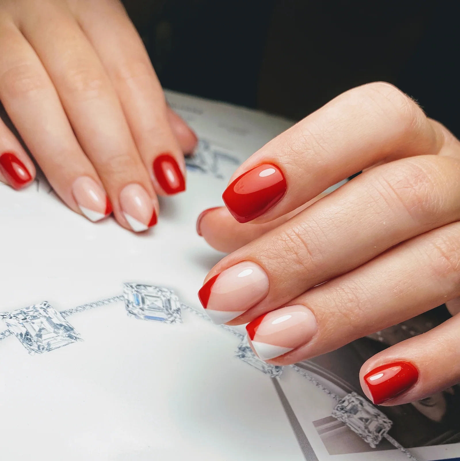 nails,manicure,red polish,nail art,beauty