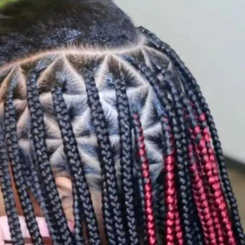 Knotless box braids