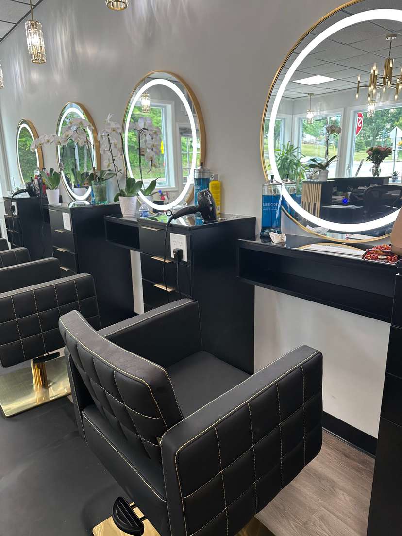 salon,interior,chairs,mirrors,beauty