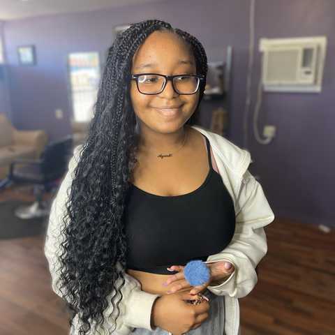 Boho Knotless Braids service