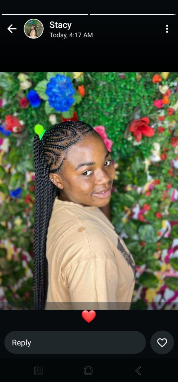  braids,hairstyle,portrait,colorful,smiling  