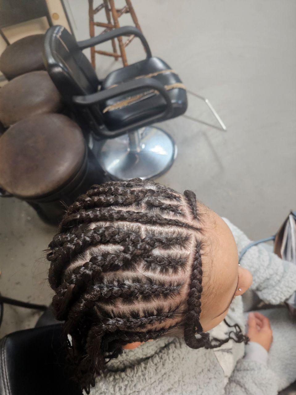  braids,hair styling,salon environment  