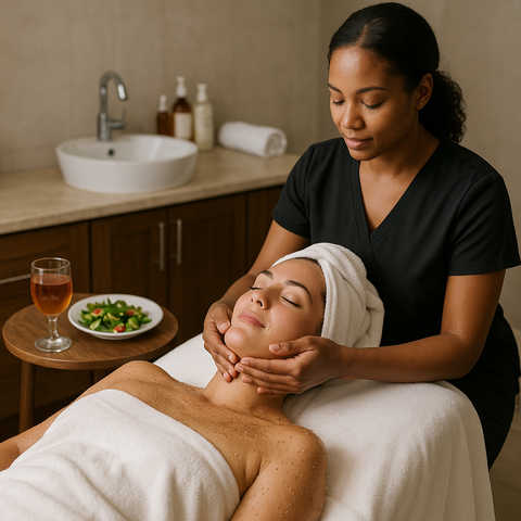 The Soothing Solace: Massage & Express Facial