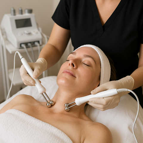 Add Neck and Décolletage to Microcurrent Facial