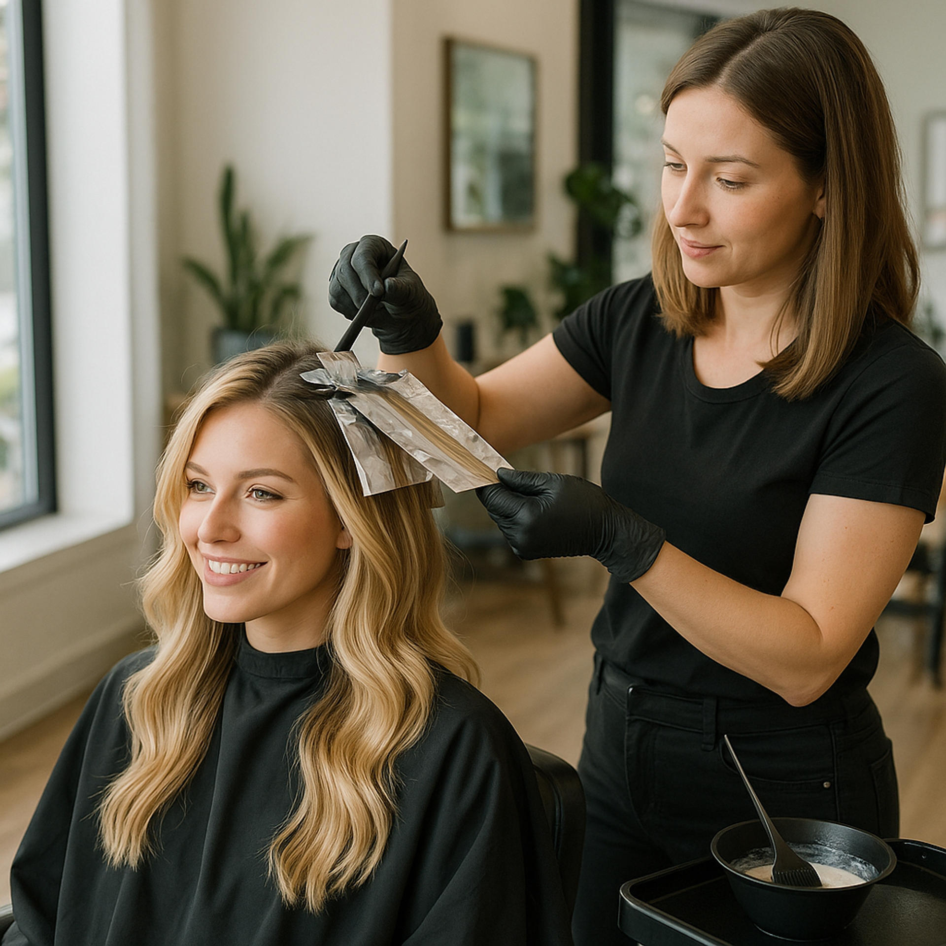 hair salon,chemical treatments,highlights and style,professional,service,treatment