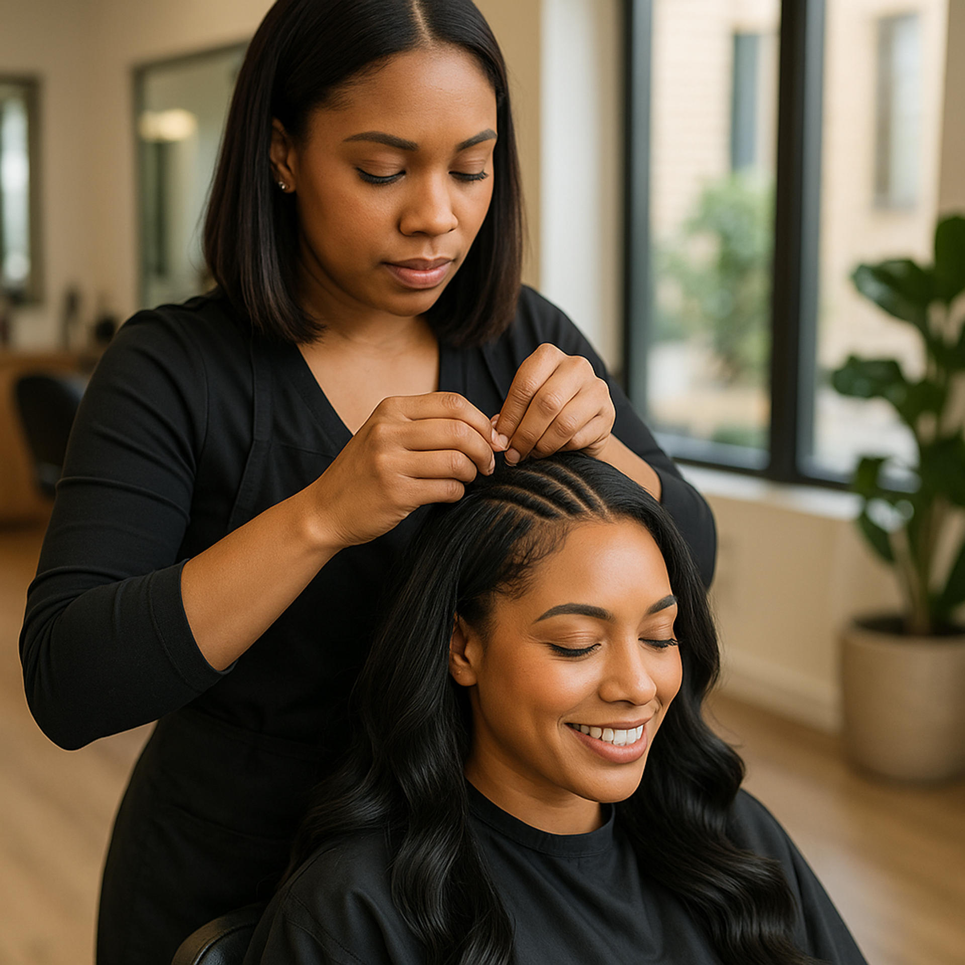 hair salon,maintenance,maintenance microlink sew in,professional,service,treatment