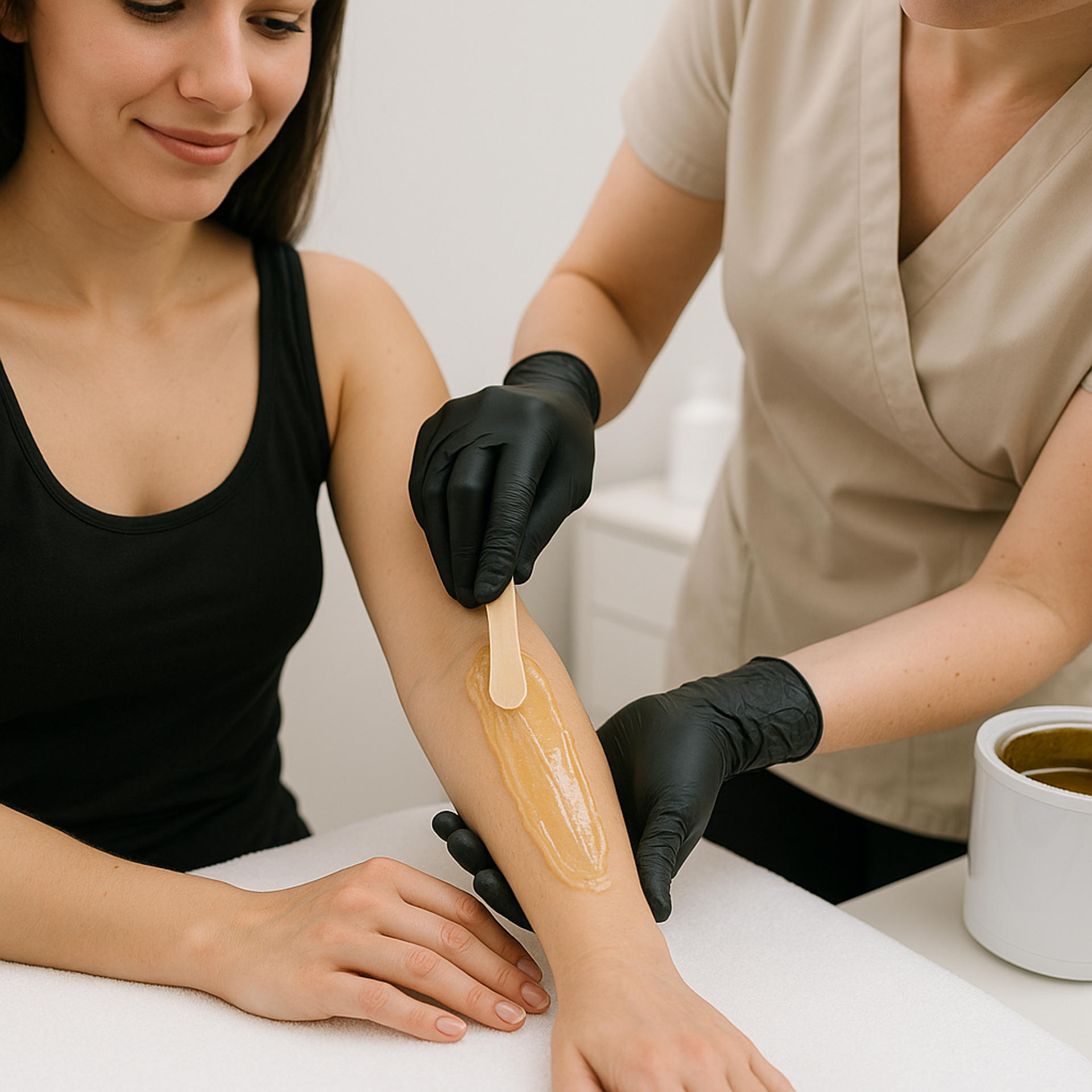waxing hair removal service,body waxing for men & women,arms (half),professional,service,treatment