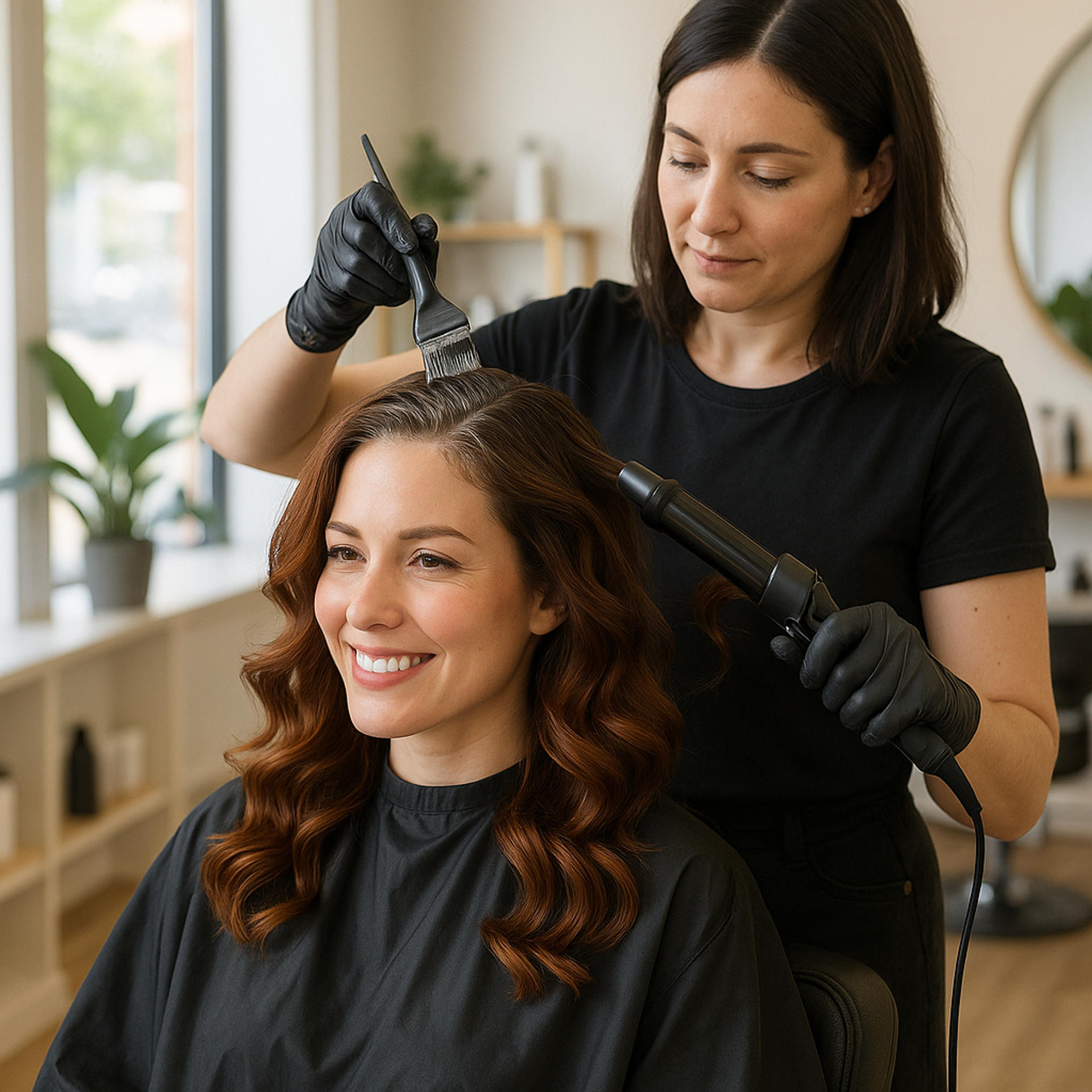 hair salon,chemical treatments,permanent color and style,professional,service,treatment