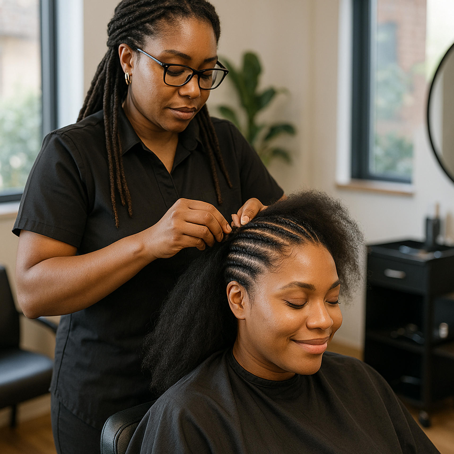 hair salon,extra services,braid down,professional,service,treatment