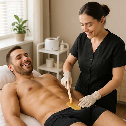 Half Brazilian Wax