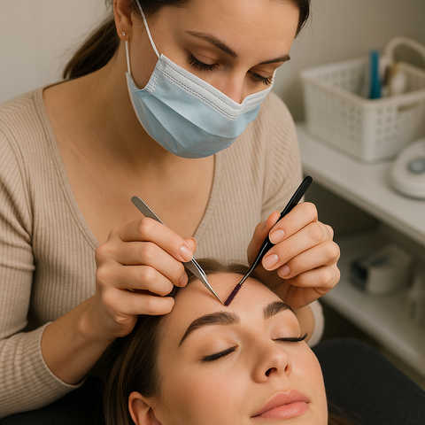 Fullset Of Classic Lash Extensions, & Brow Wax/Tint