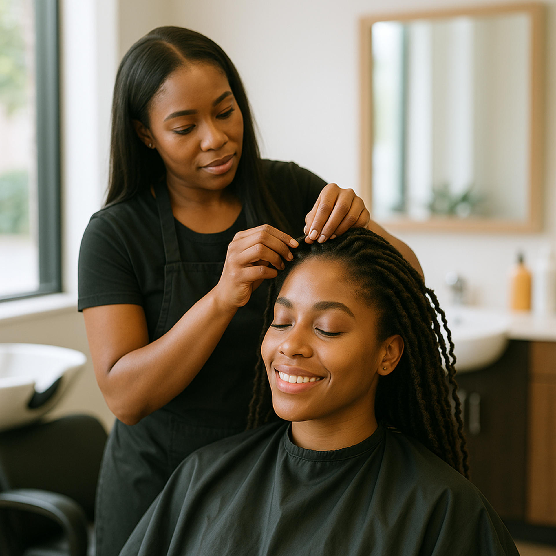 hair salon,maintenance,takedown and shampoo,professional,service,treatment