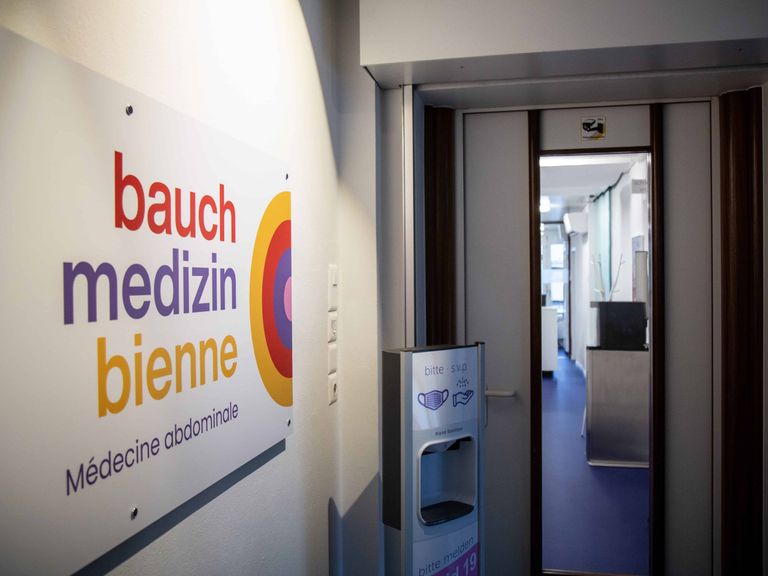 Blick in die Praxis von Bauch Medizin Bienne. Blick in die Praxis von Bauch Medizin Bienne.