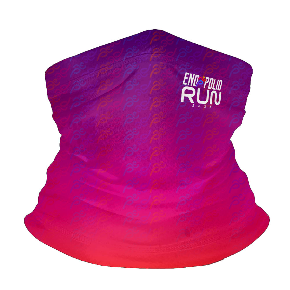 End Polio Run Neck Gaiter