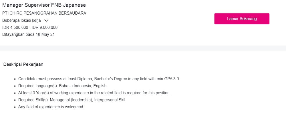 Prospek Kerja Manajemen Account Officer