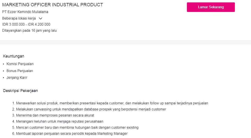 Prospek Kerja Manajemen