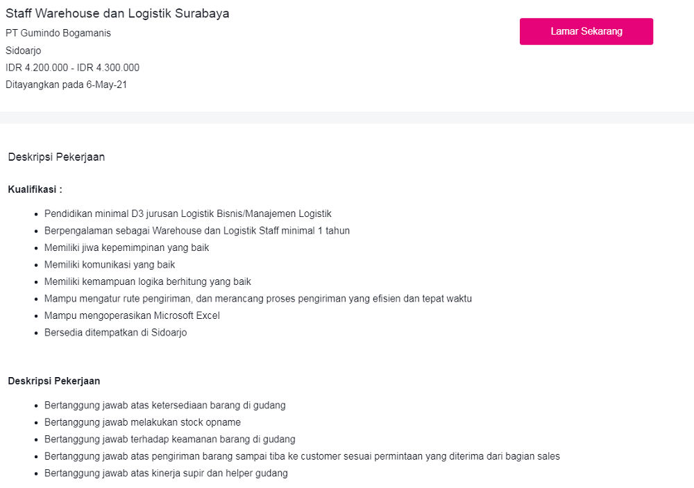 Prospek Kerja Manajemen Purchasing