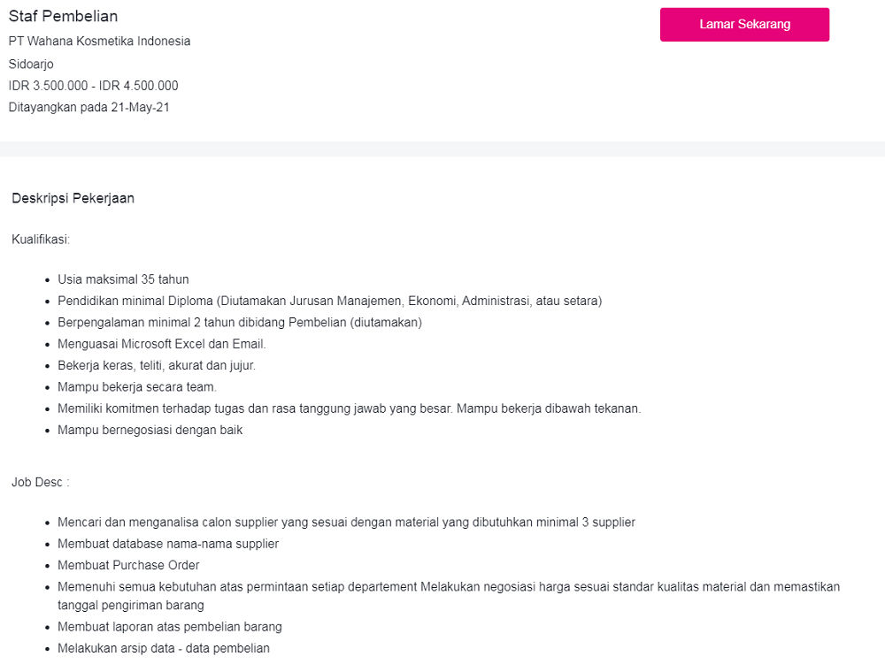 Prospek Kerja Manajemen