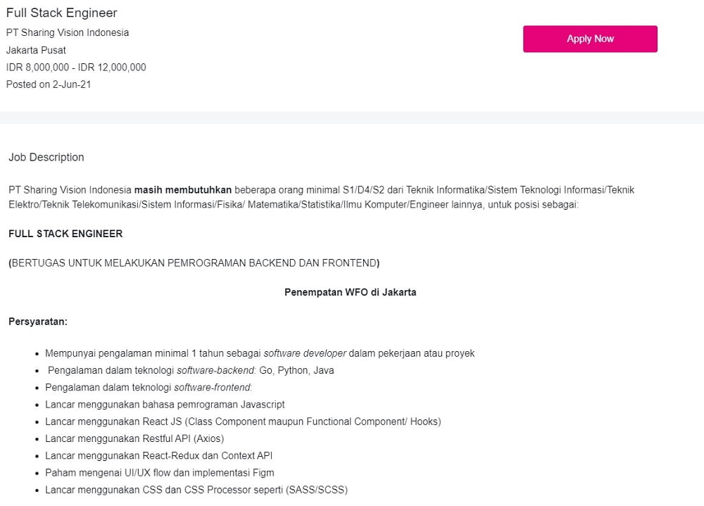 Prospek Kerja Sistem Informasi IT Business Analyst