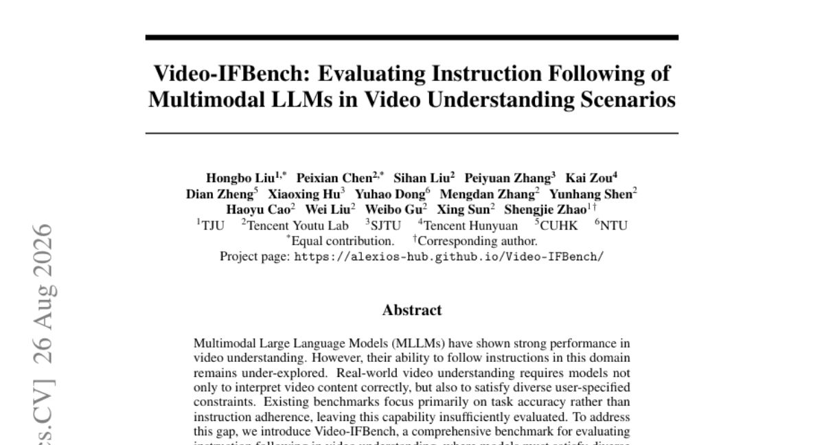 VIDEO-IFBENCH