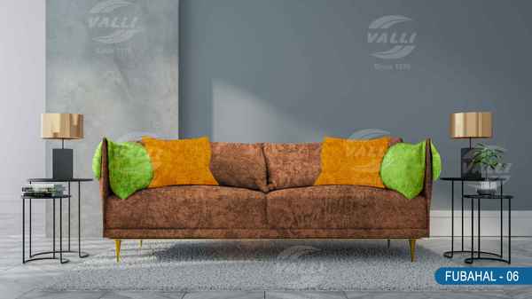 Self Design Velvet Furnishing  Bronze