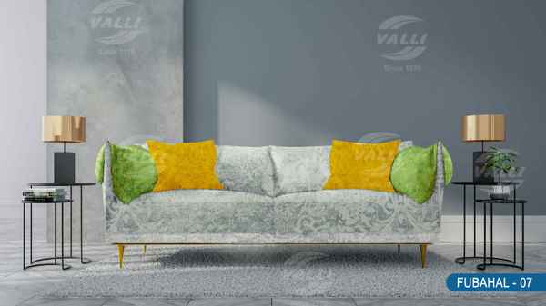 Self Design Velvet Furnishing  Steel