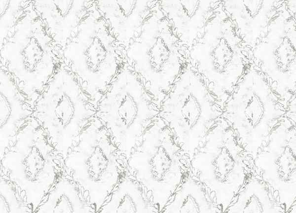 Diamond Printed Sheer Cutrain - CL.White