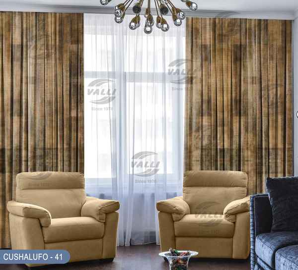 Stripe Design Curtain - CL.Beige