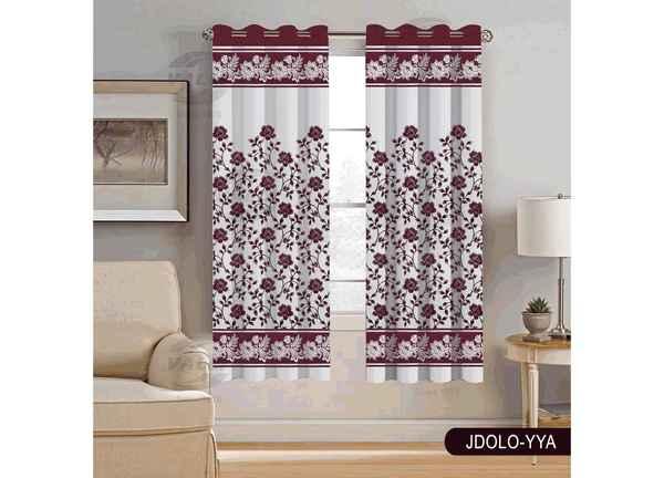 Readymade Door Patch Curtain Violet