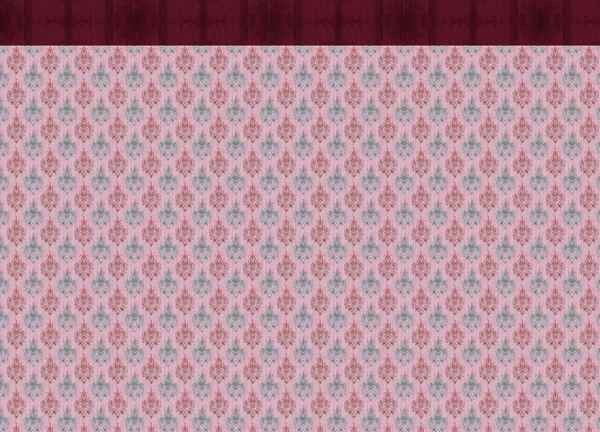 Ready Made Window Crush Print All Over Curtain Pink