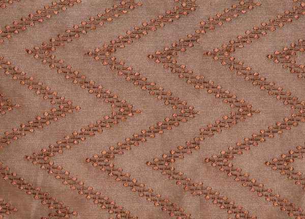 Abstract Sheer Curtain Copper Brown