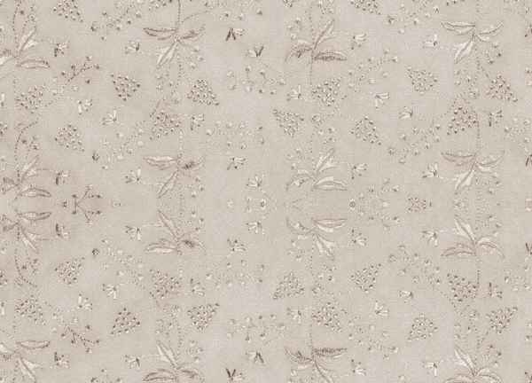 Branch Leaf Design Sheer Curtain  Grey