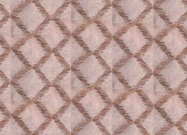 Diamond Design Sheer Curtain Brown