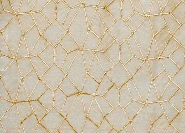 Geometric Sheer Curtain Beige