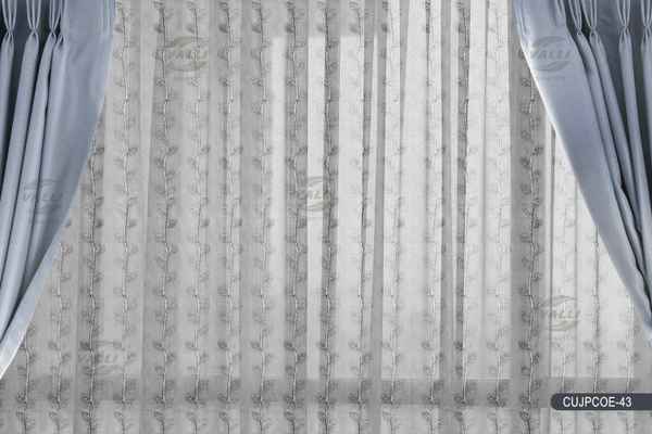 Stripe Sheer Curtain Grey03