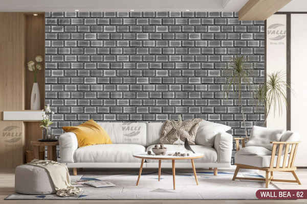 Brick Design Wallpaper - CL.Black