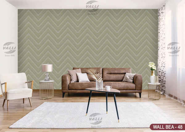 Zigzag Design Wallpaper - CL.Green