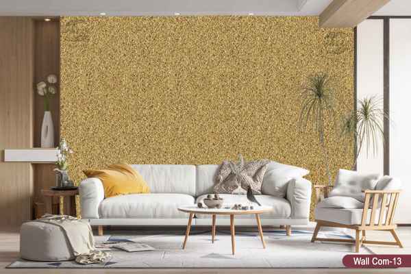 Self design wallpaper gold color