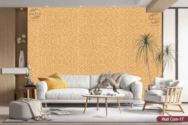 Self design wallpaper gold color