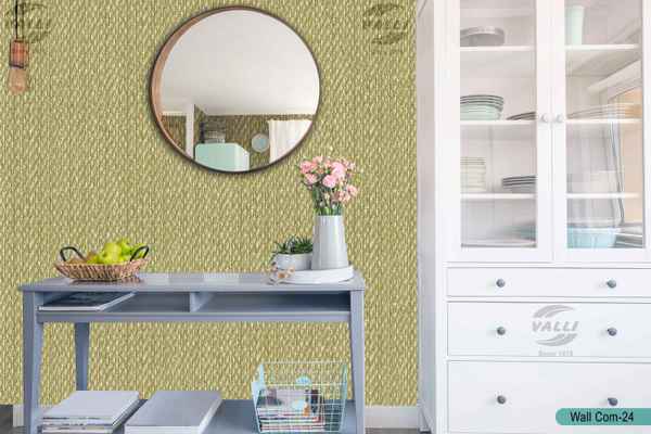 Self design wallpaper green family color