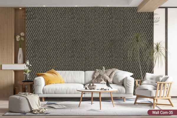 Self design wallpaper grey family color