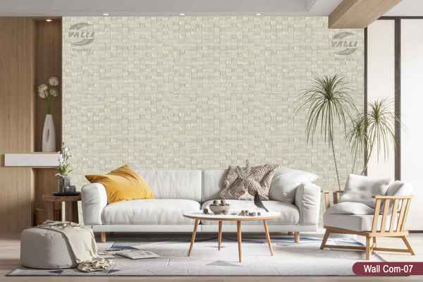 Geometric squares self design wallpaper white family color